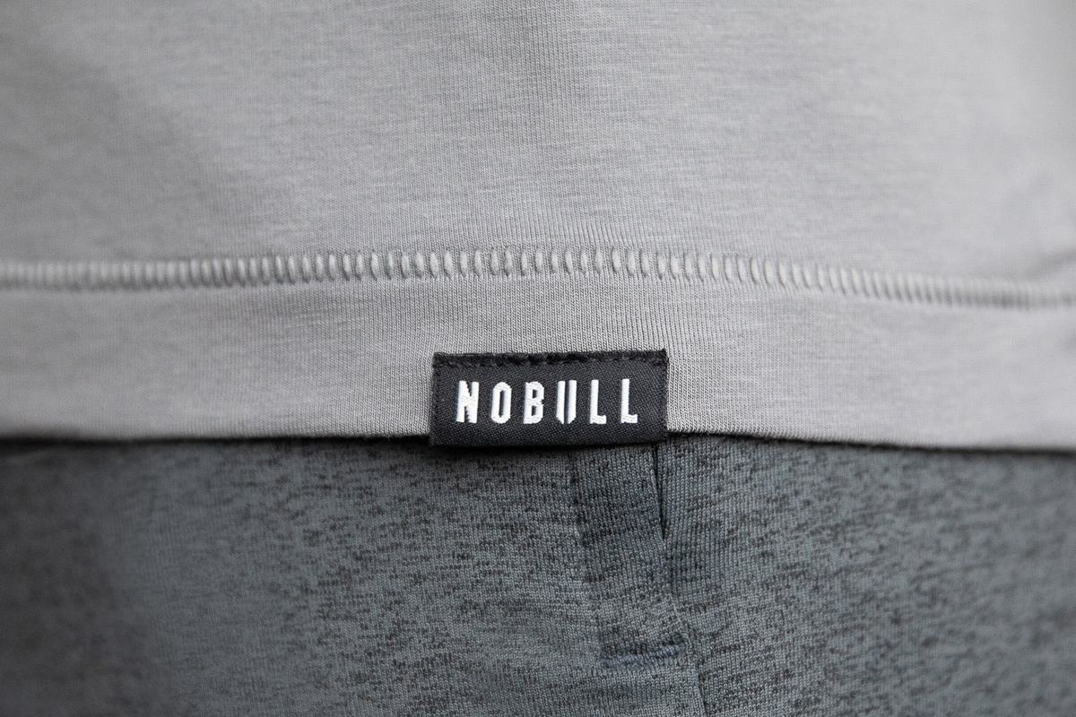 Nobull Lightweight Henley Men's T Shirts Dark Grey | Australia (TF1267)